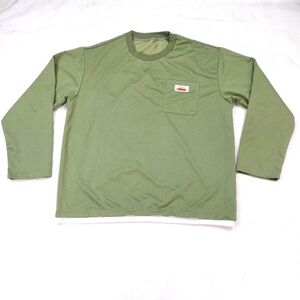 SHEIN MEN'S GREEN MANFINITY HYPEMODE TOKYO POCKET CREW NECK SWEATSHIRT SIZE M